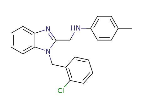 N-((1-(2-chlorobenzyl)-1H-benzo[d]imidazol-2-yl)methyl)-4-methylaniline