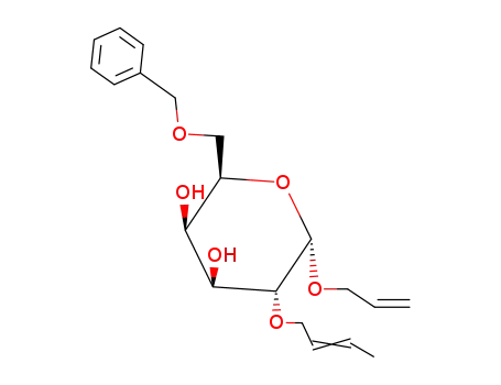allyl 6-O-benzyl-2-O-(2-butenyl)-α-D-galactopyranoside