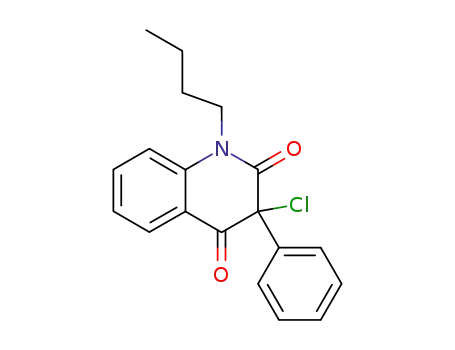 Molecular Structure of 144603-35-0 ((3R)-1-butyl-3-chloro-3-phenylquinoline-2,4(1H,3H)-dione)
