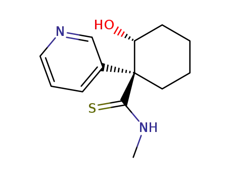 [1S,2R]-trans-2-hydroxy-N-methyl-1-(pyridin-3-yl)cyclohexanecarbothioamide