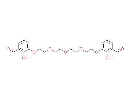 Molecular Structure of 115142-67-1 (3,3'-(3,6,9-trioxaundecane-1,11-diyldioxy)-bis(2-hydroxybenzaldehyde))