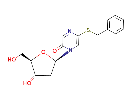 5-benzylthio-1-(2-deoxy-β-D-ribofuranosyl)-1,2-dihydro-2-oxopyrazine