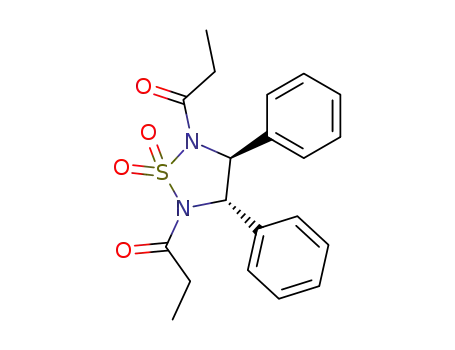 (3S,4S)-2,5-dipropionyl-3,4-diphenyl-1,2,5-thiadiazolidine 1,1-dioxide