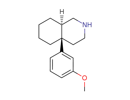 4a-(3-methoxyphenyl)-1,2,3,4,4a,5,6,7,8,8a-decahydroisoquinoline