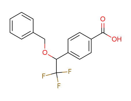 4-(1-Benzyloxy-2,2,2-trifluoro-ethyl)-benzoic acid