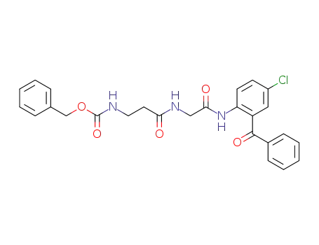 (2-{[(2-Benzoyl-4-chloro-phenylcarbamoyl)-methyl]-carbamoyl}-ethyl)-carbamic acid benzyl ester