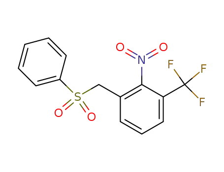 1-[(Benzenesulfonyl)methyl]-2-nitro-3-(trifluoromethyl)benzene