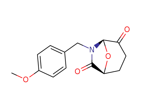 8-Oxa-6-azabicyclo[3.2.1]octane-4,7-dione,
6-[(4-methoxyphenyl)methyl]-, (1S)-