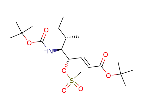 (E)-(4S,5S,6S)-5-tert-Butoxycarbonylamino-4-methanesulfonyloxy-6-methyl-oct-2-enoic acid tert-butyl ester