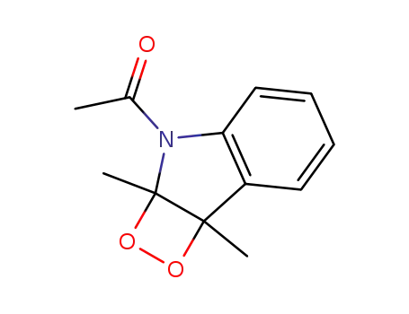 3-Acetyl-2a,7b-dihydro-2a,7b-dimethyl-1,2-dioxetoindole