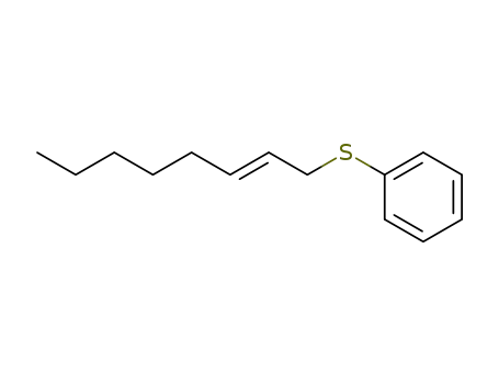 Molecular Structure of 85250-56-2 (Benzene, (2-octenylthio)-, (E)-)