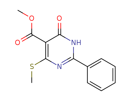 METHYL 4-(METHYLTHIO)-6-OXO-2-PHENYL-1,6-DIHYDROPYRIMIDINE-5-CARBOXYLATE
