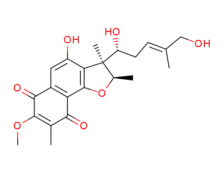 Molecular Structure of 125224-54-6 (furaquinocin B)