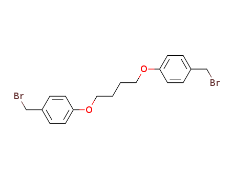 Molecular Structure of 111284-99-2 (Benzene, 1,1'-[1,4-butanediylbis(oxy)]bis[4-(bromomethyl)-)