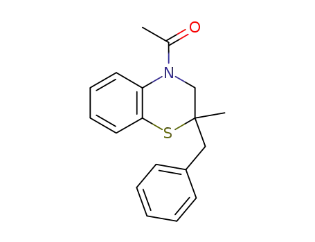 2H-1,4-Benzothiazine, 4-acetyl-3,4-dihydro-2-methyl-2-(phenylmethyl)-