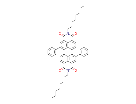 1,7-diphenyl-N,N'-dioctyl-3:4,9:10-perylenetetracarboxydiimide