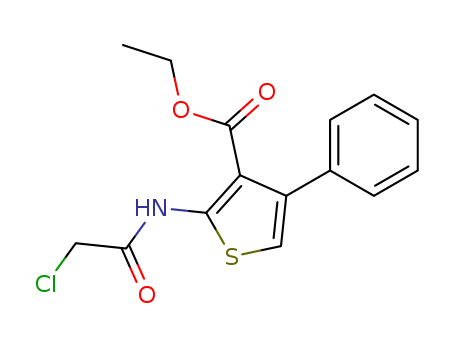 2-(2-CHLORO-ACETYLAMINO)-4-PHENYL-THIOPHENE-3-CARBOXYLIC ACID ETHYL ESTER