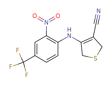4-(2-Nitro-4-trifluoromethyl-phenylamino)-2,5-dihydro-thiophene-3-carbonitrile