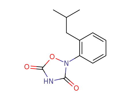 ((Isobutyl-2) phenyl)-2 dioxo-3,5 oxadiazolidine-1,2,4