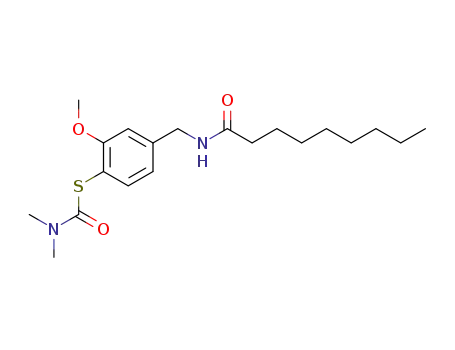 N-<4-<(dimethylcarbamoyl)thio>-3-methoxybenzyl>nonanamide