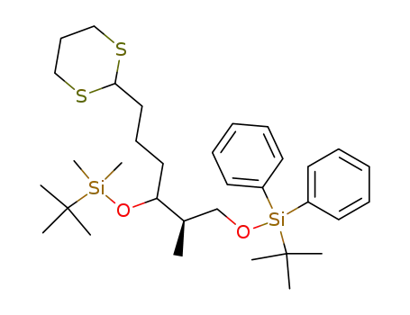 2-[(R)-4-(tert-Butyl-dimethyl-silanyloxy)-6-(tert-butyl-diphenyl-silanyloxy)-5-methyl-hexyl]-[1,3]dithiane