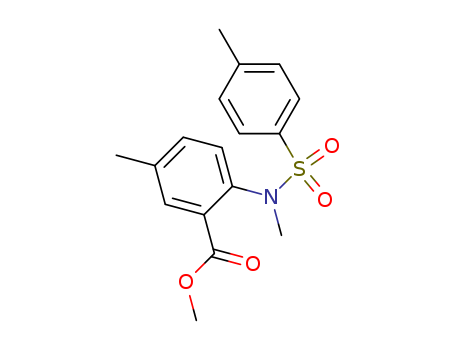 Benzoic acid, 5-methyl-2-[methyl[(4-methylphenyl)sulfonyl]amino]-, methyl ester
