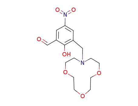 Benzaldehyde,
2-hydroxy-5-nitro-3-(1,4,7-trioxa-10-azacyclododec-10-ylmethyl)-