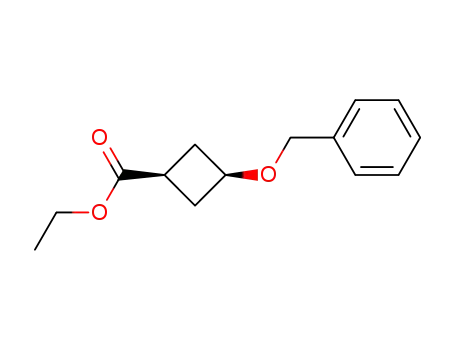Molecular Structure of 141352-62-7 (cis--ethyl 3-(benzyloxy)cyclobutanecarboxylate)