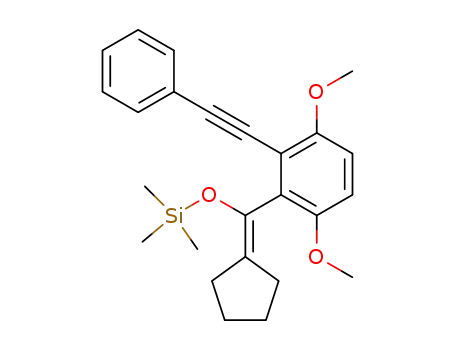 <cyclopentylidene<3,6-dimethoxy-2-(phenylethynyl)phenyl>methoxy>trimethylsilane