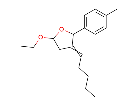5-Ethoxy-3-pent-(Z)-ylidene-2-p-tolyl-tetrahydro-furan