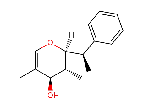 (2S,3R,4R)-3,5-Dimethyl-2-((R)-1-phenyl-ethyl)-3,4-dihydro-2H-pyran-4-ol