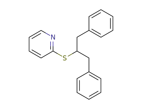 Molecular Structure of 102720-53-6 (1,3-diphenyl-2-(2'-pyridylthio)-propane)