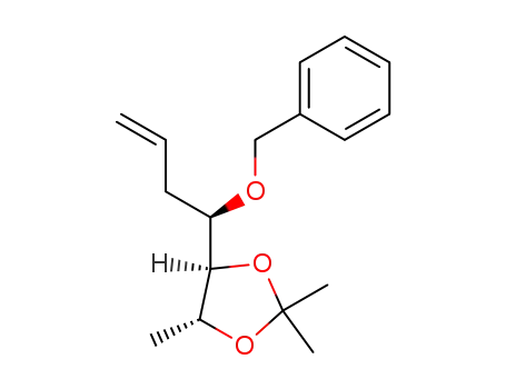 (4S,5R)-4-((R)-1-Benzyloxy-but-3-enyl)-2,2,5-trimethyl-[1,3]dioxolane