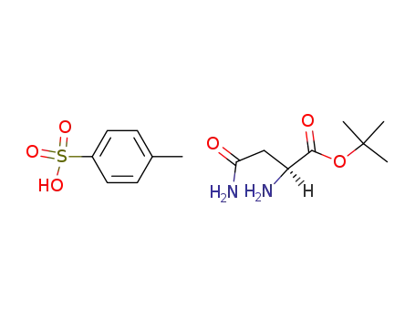 Molecular Structure of 4124-53-2 ((S)-2-Amino-succinamic acid tert-butyl ester; compound with toluene-4-sulfonic acid)
