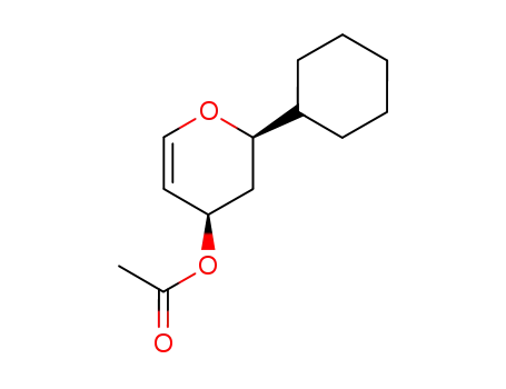 2H-Pyran-4-ol, 2-cyclohexyl-3,4-dihydro-, acetate, (2R,4R)-