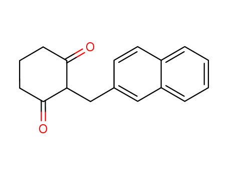 Molecular Structure of 109036-07-9 (2-[2]naphthylmethyl-cyclohexane-1,3-dione)