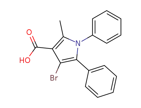 4-Bromo-2-methyl-1,5-diphenyl-1H-pyrrole-3-carboxylic acid