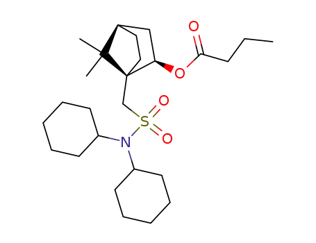 <(1S,2R)-10-(N,N-dicyclohexylaminosulfonyl)born-2-yl>butanoate