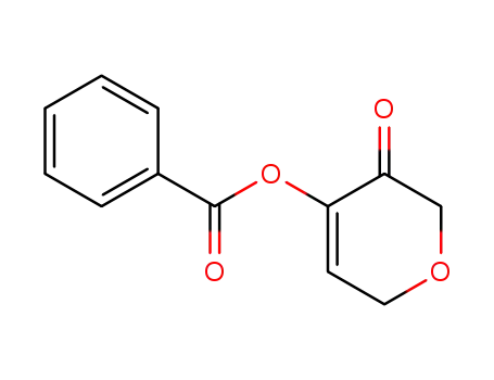 Molecular Structure of 75414-40-3 (2H-Pyran-3(6H)-one, 4-(benzoyloxy)-)