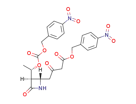(+/-)-3α-<(1R<sup>*</sup>)-1-(p-nitrobenzyloxycarbonyloxy)ethyl>-4β-(3-p-nitrobenzyloxycarbonyl-2-oxopropyl)azetidin-2-one