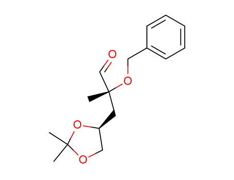 (2R,4S)-2-Benzyloxy-4,5-(isopropylidenedioxy)-2-methylpentanal