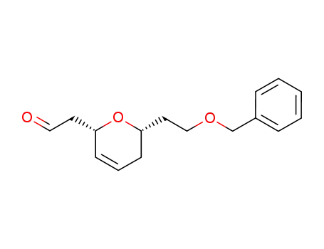 (2RS,6SR)-6-benzyloxyethyl-5,6-dihydro-2-formylmethyl-2H-pyran
