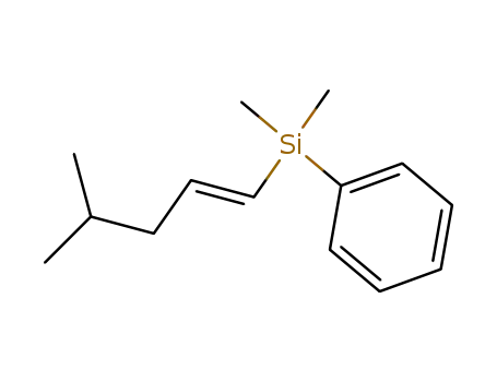 Dimethyl-((E)-4-methyl-pent-1-enyl)-phenyl-silane