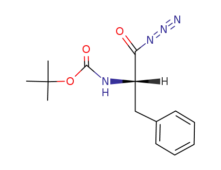 Carbamic acid, [(1S)-2-azido-2-oxo-1-(phenylmethyl)ethyl]-,
1,1-dimethylethyl ester