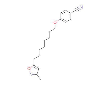 Benzonitrile, 4-[[8-(3-methyl-5-isoxazolyl)octyl]oxy]-
