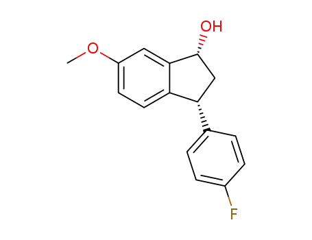 (1R,3R)-3-(4-Fluoro-phenyl)-6-methoxy-indan-1-ol