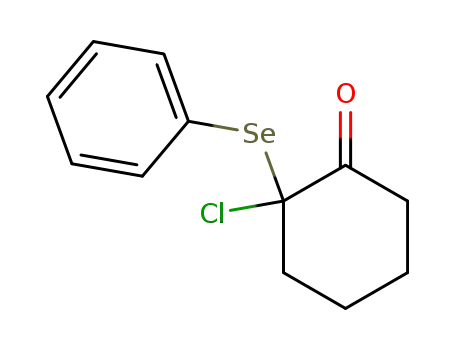 Molecular Structure of 75608-72-9 (α-chloro-α-phenylselenenylcyclohexanone)