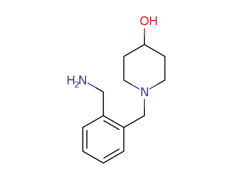 Molecular Structure of 887580-27-0 (1-(2-AMINOMETHYL-BENZYL)-PIPERIDIN-4-OL)