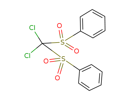 (benzenesulfonyl-dichloro-methyl)sulfonylbenzene cas  18087-00-8