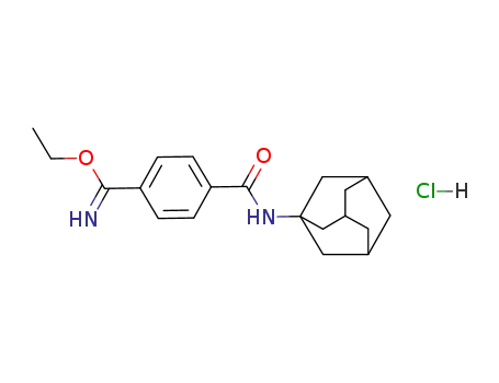 p-(Adamant-1-ylcarbamoyl)benzimidsaeureethylesterhydrochlorid